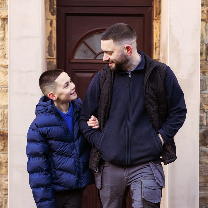 Father and son